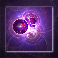 FRACTAL ART DESIGN GREETING CARD Embryo
